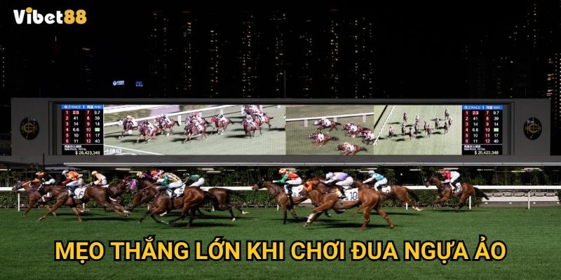 Mẹo thắng lớn khi chơi đua ngựa ảo